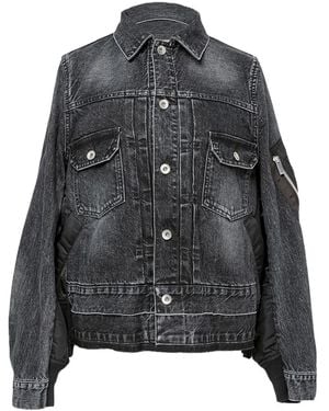 Sacai Denim Jacket - Black