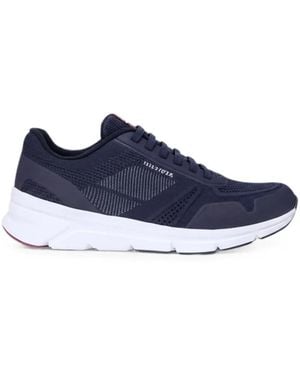 Tommy Hilfiger Signature Knit Sneakers - Blue