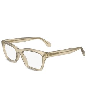 Ferragamo Gafas Con Montura Cuadrada - Blanco
