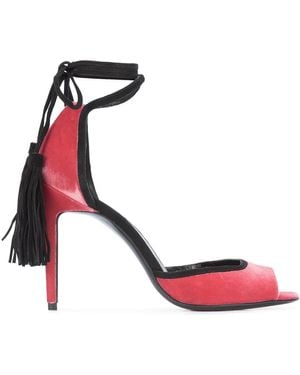 Pierre Hardy Tassel Embellished Sandals - Red