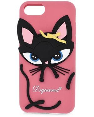 DSquared² Cat Iphone Cover - Pink