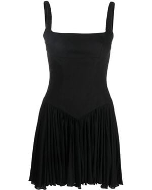 Giovanni bedin Square Neck Corset Minidress - Black