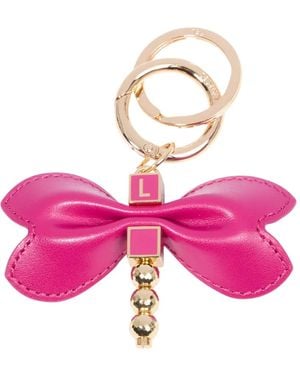 Lancel Dragonfly キーホルダー - ピンク