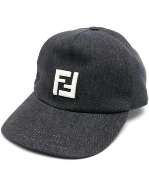 Fendi Casquette À Logo Brodé - Noir