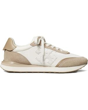 Tory Burch Destiny Sneakers Mit Wildledereinsätzen - Weiß