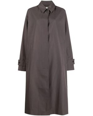 Studio Nicholson Holin Buttoned Raincoat - Grey