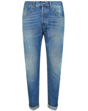 Dondup Buttoned Jeans - Blue