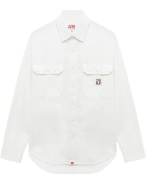 A Bathing Ape Heart Pocket Shirt - White