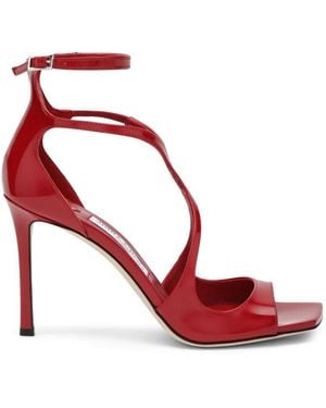 Jimmy Choo Azia Sandalen 75Mm - Rot