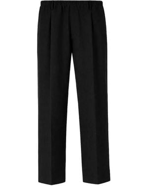 Cellar Door Straight-Leg Trousers - Black