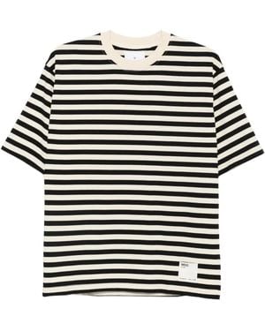Woc Firenze Striped T-Shirt - Black