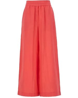 Sundek Elastic-Waist Pants - Red