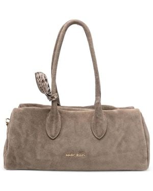 Marc Ellis Sac Cabas En Daim À Logo - Multicolor