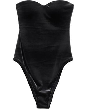 Balenciaga One-Piece Swimsuit - Black