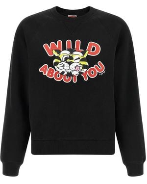 KENZO Sudadera 'Tigre Salvaje' - Negro