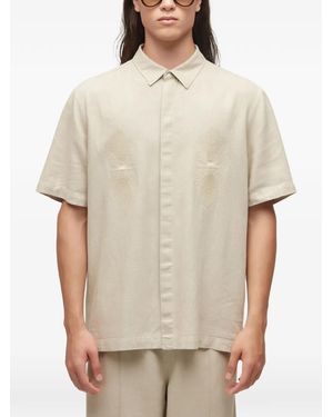 Osklen Embroidered Shirt - Natural