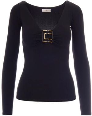 Elisabetta Franchi Top - Blue