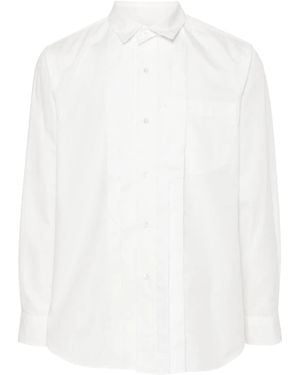 Sacai Overhemd Met Naaddetail - Wit