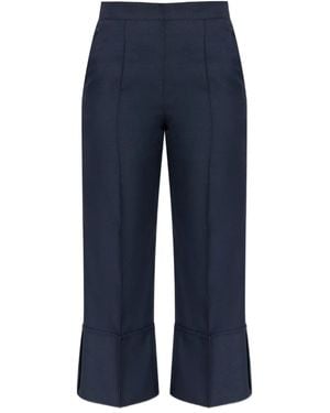 Theory Cuffed Trousers - Blue