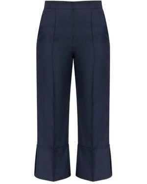 Theory Pantalones Con Tobillos Ajustados - Azul