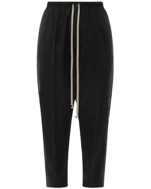 Rick Owens Astaires Drawstring Pants - Black