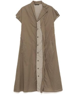 Y's Yohji Yamamoto Cotton Dress - Brown