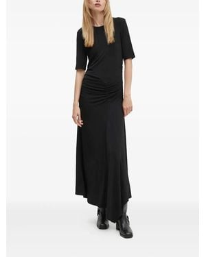 Gestuz Kurzärmeliges MailyGZ Maxikleid - Schwarz