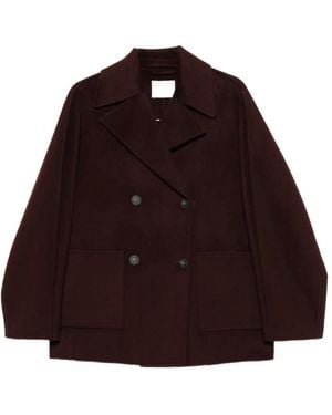 JOSEPH Abrigo Flavia Con Doble Botonadura - Rojo
