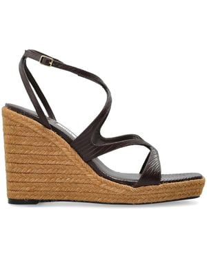 Jimmy Choo 110Mm Ayla Espadrilles - Metallic