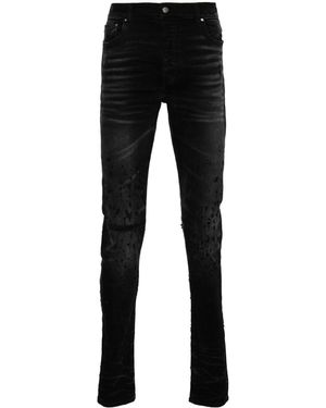 Amiri Jeans Shotgun Skinny Con Vita Media - Nero
