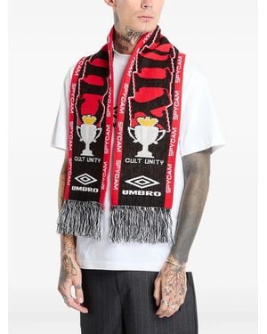 Umbro Cult Unity Fringed Scarf - Red