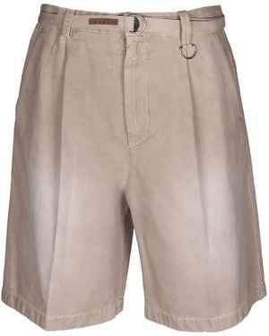 Marni Belted Shorts - Grey