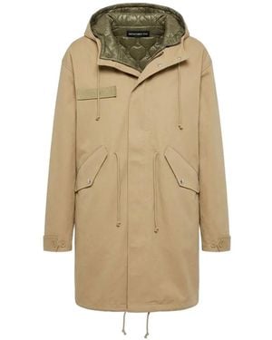 Department 5 Logo-Patch Parka - Natural