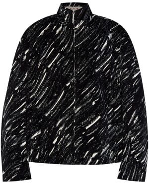 Marni Patterned Jacket - Black