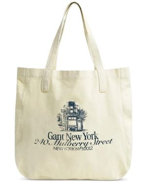 Mulberry Printed Tote Bag - White