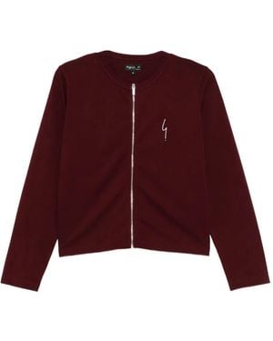 agnès b. Point D'Ironie Sweatshirt - Red