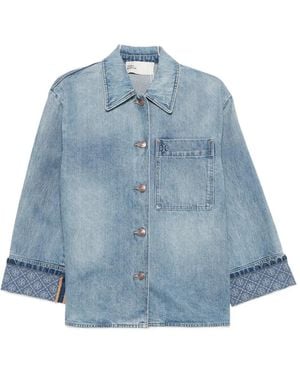 Tory Burch Barn Denim Jacket - Blue