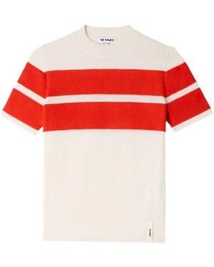 Sunnei Knitted T-Shirt - Red