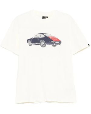 Deus Ex Machina Emporium Niner Car-Graphic T-Shirt - White