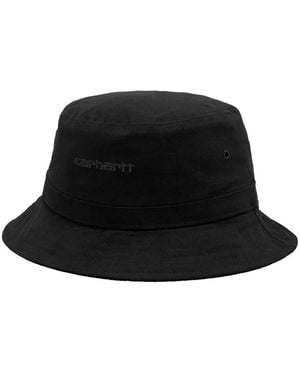 Carhartt Logo bucket hat - Schwarz