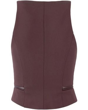 Elisabetta Franchi ノースリーブ トップ - パープル