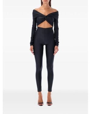 ANDAMANE Mono Kendall Con Hombros Descubiertos - Azul