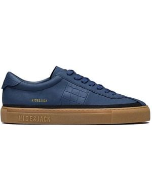 HIDE & JACK Sneakers Con Inserto Effetto Coccodrillo - Blu