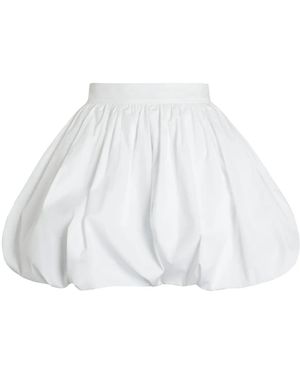 Patou Bubble Mini Skirt - White