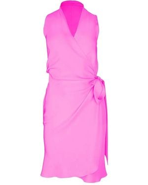 Peter Cohen Yard Wrap-Tie Dress - Pink