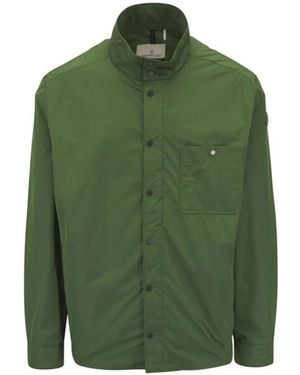 Moncler Pocket Raincoat - Green