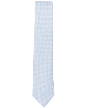Errico Formicola Patterned Tie - White