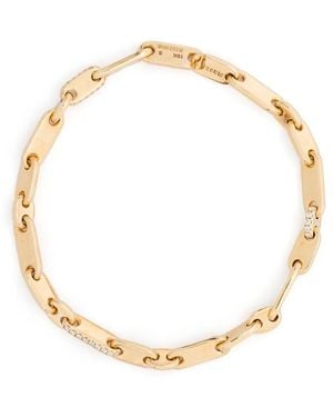 MAOR 18Kt Geelgouden Monolinka 4 Mm Armband Met Diamant - Metallic