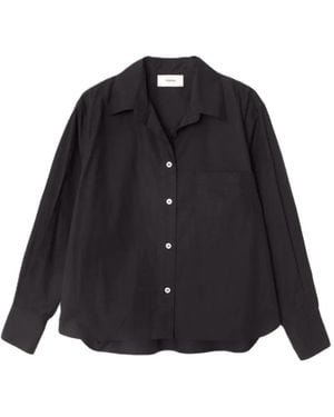 Xirena Langärmeliges Hemd - Schwarz