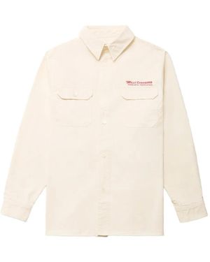 Willy Chavarria Logo-Embroidered Shirt - White